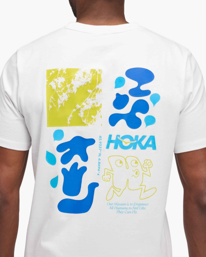 HOKA Collage Κοντομάνικο Μπλουζάκι