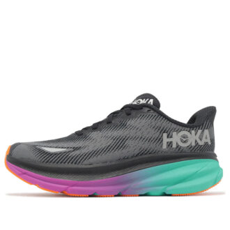(WMNS) Clifton 9 Gore-Tex ‘Black Electric Aqua’